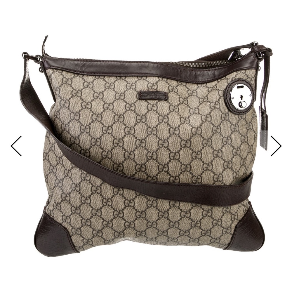 Gucci supreme Beige and Brown Crossbody Bag